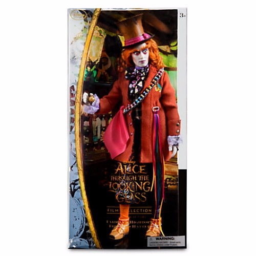 Boneco Chapeleiro Maluco Johnny Depp Alice País Disney Store