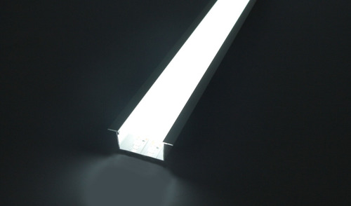15 Kit Perfil Embutir 3m 50x20 + Fita 240 Leds Dupla + Fonte