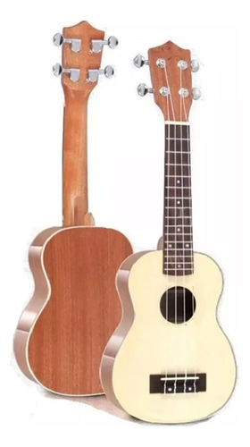 Ukelele Soprano 4 Cuerdas Pino Cedro Caoba Imp Omegashopperu