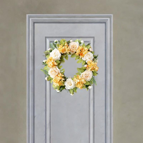 Corona De Flores Artificial Flores