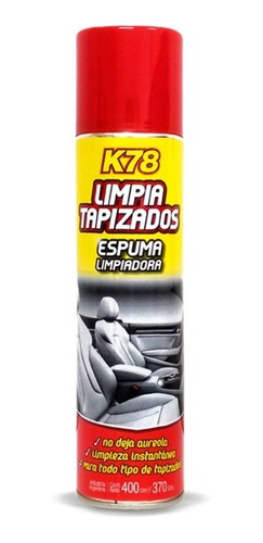 Espuma Limpia Tapizado Aerosol Multiuso Lava Auto 400cc K78