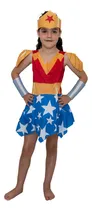Comprar Disfraz Mujer Maravilla Superhero Girls Vestido + Accesorios