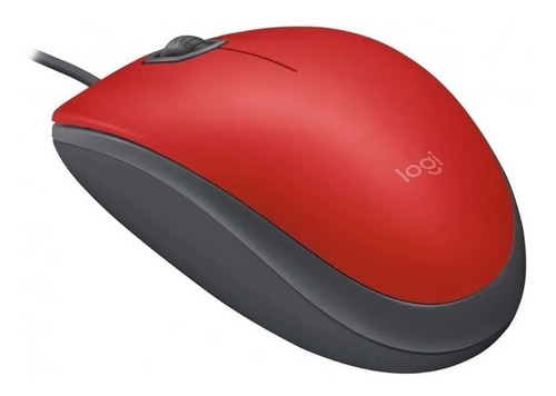 Mouse Optico Logitech M110 Rojo