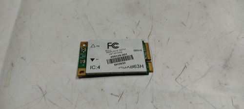 Placa Wifi Para Notebook Hp Compaq Presario Cq60 (Usado)