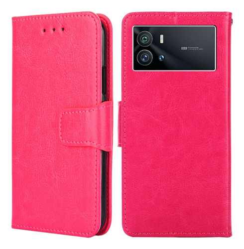 Funda De Cristal Rojo Rosa Para Vivo Iqoo 9 5g