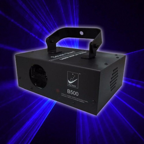 Laser Azul B500 Big Dipper Audioritmico Dmx 50 Figuras Auto