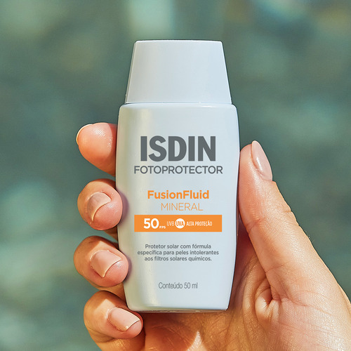 ISDIN Protetor Solar Facial Fusion Fluid Mineral FPS 50 - 50ml