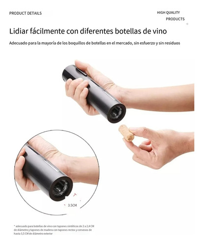 Nuevo Juego Sacacorchos Eléctrico Automático Para Vino