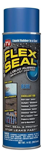 Sellador Líquido De Goma  Flex Seal Azul 14 Onzas Fsblur20