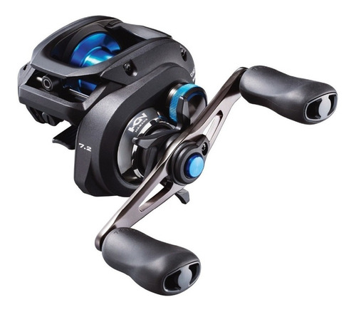 Carretel Shimano SLX DC 151HG esquerdo color preto/azul