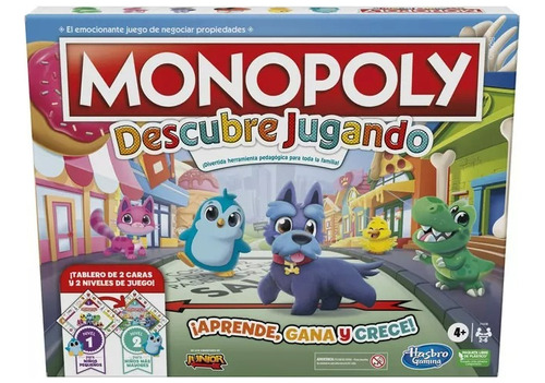 Juego De Mesa Monopoly Junior Descubre Jugando F44365731