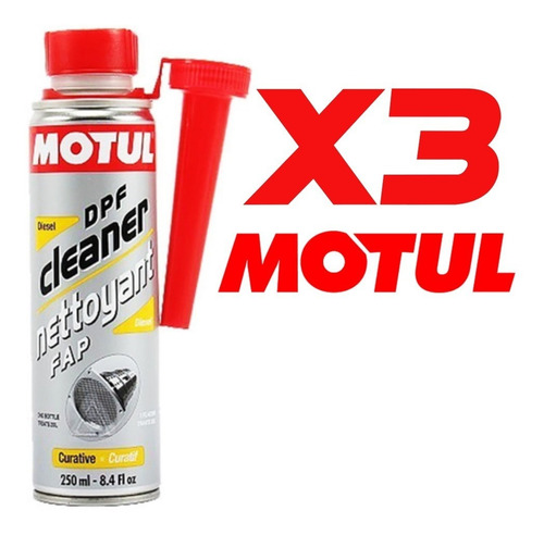 Motul Dpf Cleaner Para Limpeza Para Sistema Diesel C/3