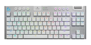 Teclado Mecánico Logitech G915 Tkl Inalámbrica White