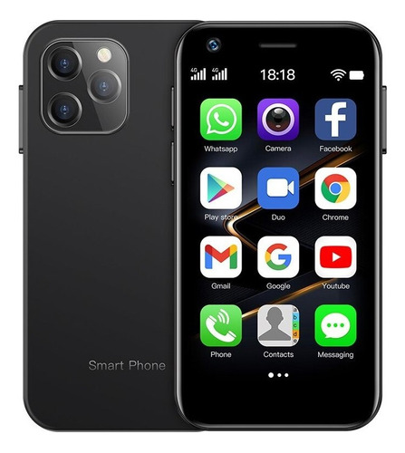 Mini Smartphone Xs12 Android 10.0, 3 Gb De Ram, 64 Gb De Rom