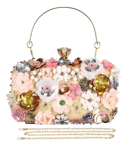 Flower clutch bag hotsell