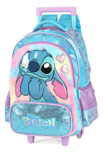 Mochia Rodinha E Costa Stitch Disney Luxcel Filme Cor Roxa
