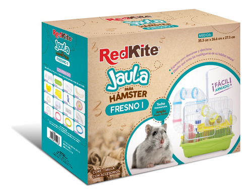 Jaula Fresno 1 Para Hamster, Gerbo O Raton