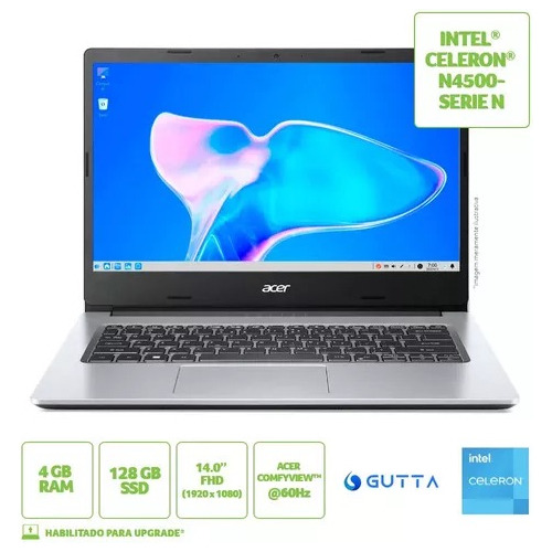 Notebook Acer Aspire 3 A314-35-c393 Intel Celeron N4500 4gb (Recondicionado)