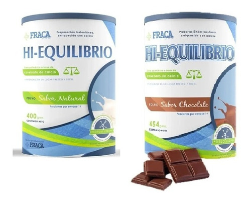 Dieta Polimerica Hi Equilibrio 400g 2latas Natural Chocolate
