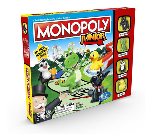 Juego Monopolio Monopoly Junior Facil Para Niños Febo
