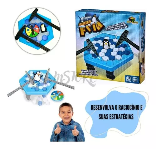 Jogo Pinguim Quebra Gelo Numa Fria Brinquedo Interativo