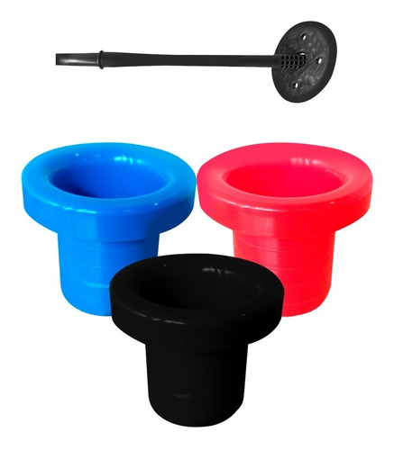 Accesorio Mate Polímero Colores X 30 Unid Azul Negro Rojo