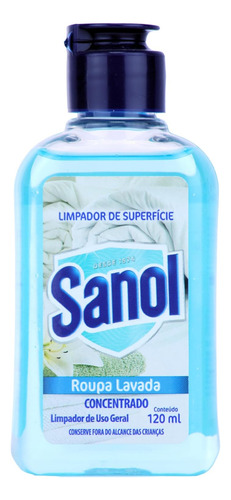 Limpador Perfumado Multiuso Concentrado 120 Ml Sanol