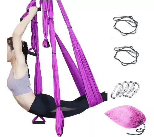 Columpio De Yoga Aéreo Set Hamaca De Yoga Trapecio Aeroyoga