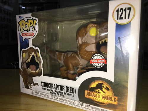 Funko Pop Jurassic World Dominion Atrociraptor Red Exclusivo