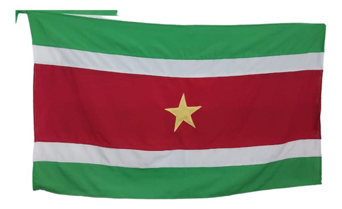 Bandera Surinam 140 X 80cm Tela  Buena Calidad América