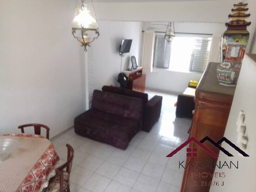 Imagem 4 de 15 de Apartamento 1 Dormitório - Vista Mar - Gonzaga Santos - 1649