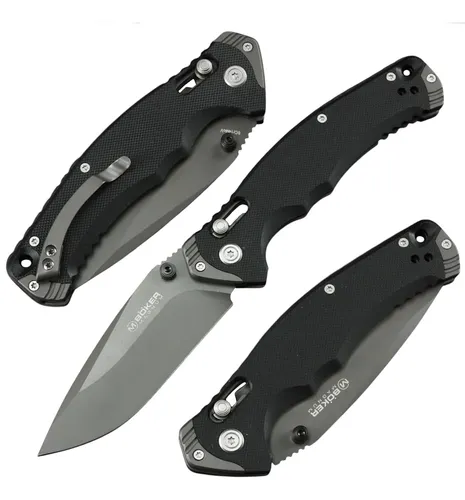 comprar Canivete Tático Boker Magnum Black Lâmina: 8cr13mov Cabo:g10