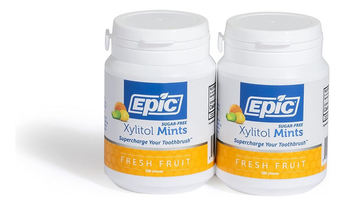 Epic Mentas 100% Xylitol Saror Fruta Fresca Sin AzĂșcar
