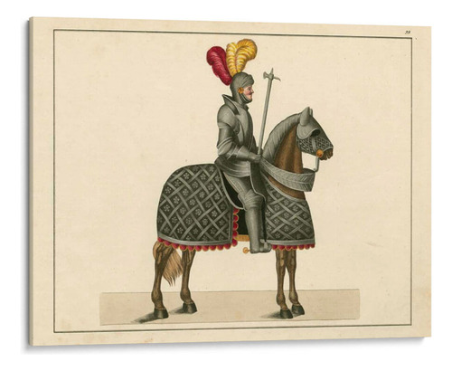 Canvas Lab Cuadro Knights In Armour Iii 40x30, Kottenkamp