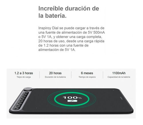 Imagen 4 de 5 de Tableta Gráfica Digitalizadora Inalámbrica Huion Q620m