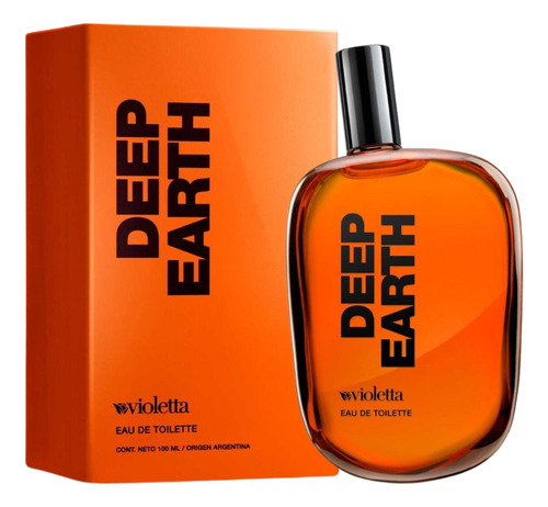 Perfume Deep Earth De Violetta Edt Para Hombres 100 Ml