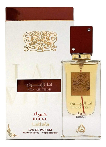 Perfume Lattafa Ana Abiyedh Rouge Edp 60ml Unisex.