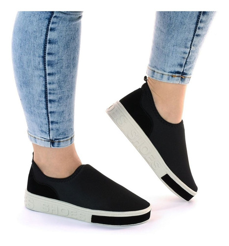 Tenis Feminino Sneaker Shoes Slip-on Calce Facil Via Angel.