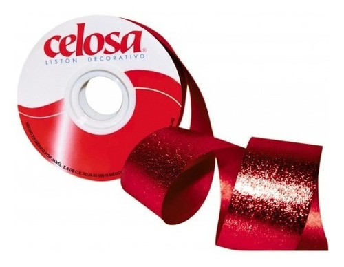 Liston Celosa Metalico Partidor No.22 Con 40mts. Janel Color Rojo