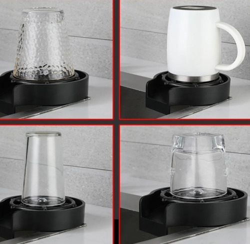 Lavador Automático Para Vasos Tazas Cocina Limpia Enjuagador