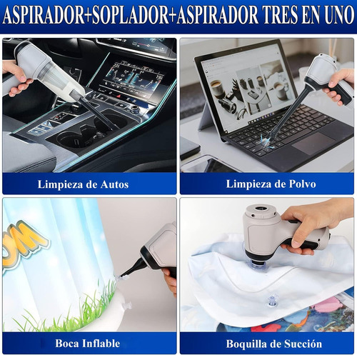 Aspiradora De Mano Inalámbrica Aspirador De Coche De 120w