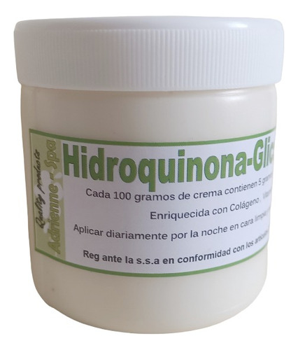 Crema Despigmentante Hidroquinona-glicolic 5%