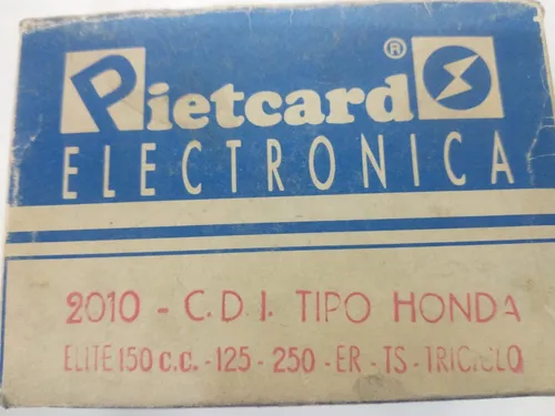 Cdi 2010 Honda 150 Elite Pietcard