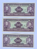 Comprar Billetes 10 Bolívares Junio 5 De 1995 Seriales Q7 Q7 S6