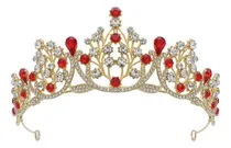 Comprar Coronas Pedreria Color Damas Bodas, 15 Años, Eventos