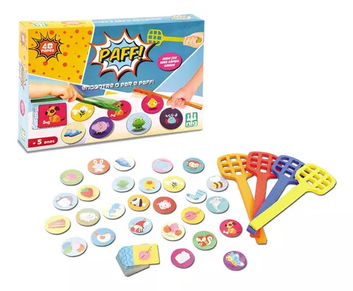 Jogo Tapa Certo Infantil Paff Galinha Pintadinha - Nig Brinquedos - Xickos  Brinquedos