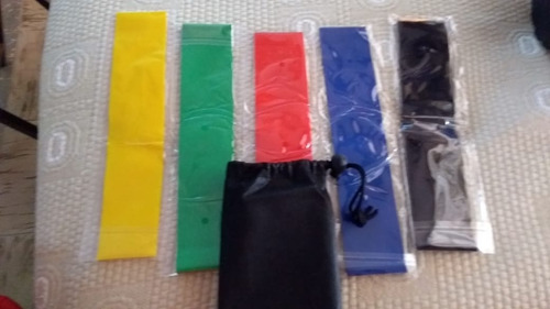 Kit De 5 Bandas Ligas De Resistencia Para Ejercicio Yoga