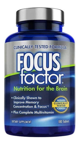 Focus Factor Nutrición Para El Cerebro 180 Tabletas