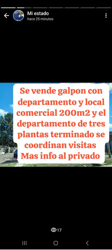 Galpon Con Departamento Y Local Comercial