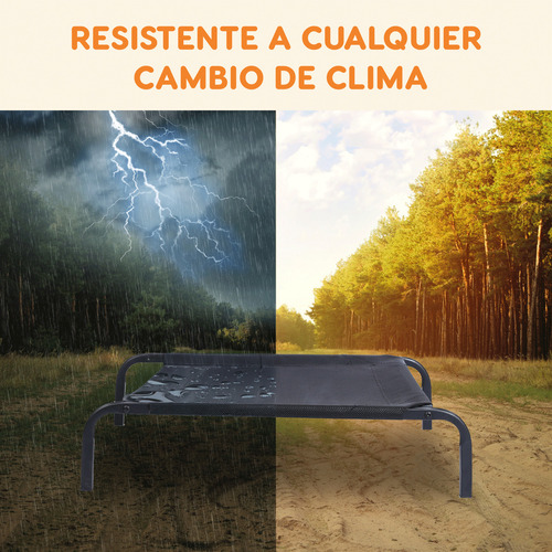 Cama Elevada Para Perro Cuna Portátil Para Mascotas Mediana
